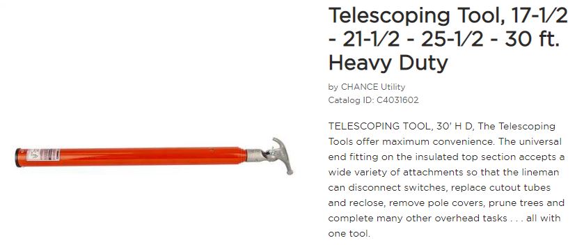 Telescoping HD 30ft